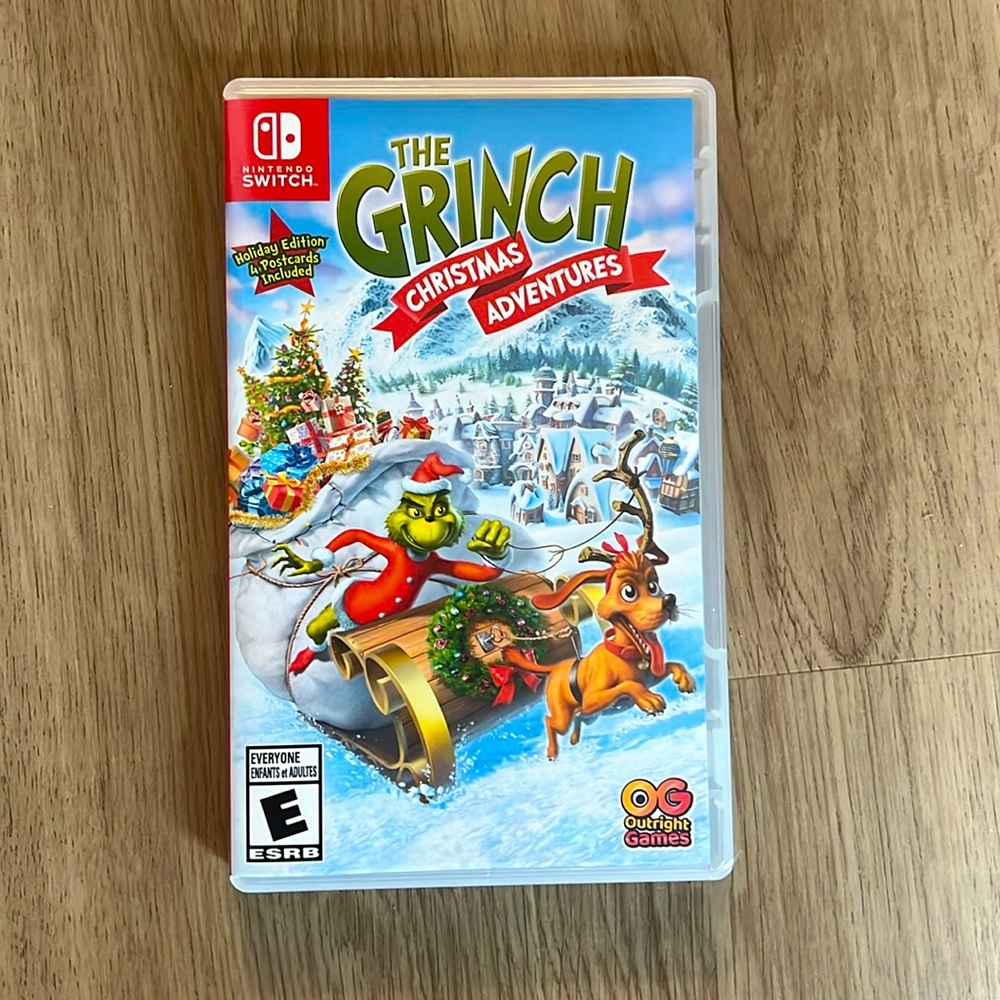 The Grinch Christmas adventures Nintendo switch game